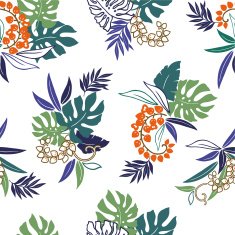 tropical leaf N17
