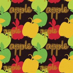 Seamless pattern with apples N10