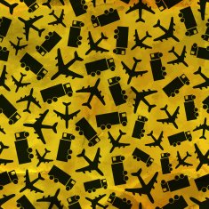 Airplane and truck Seamless pattern N8