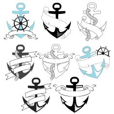 set of sea anchors