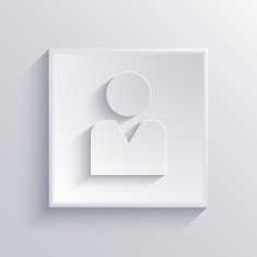 Vector light square icon Eps 10 N25