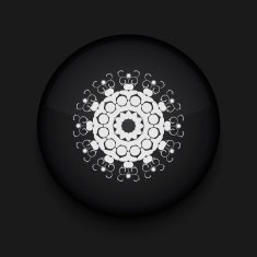 Vector Snowflake icon Eps10 Easy to edit N8