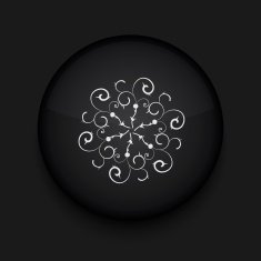 Vector Snowflake icon Eps10 Easy to edit N9