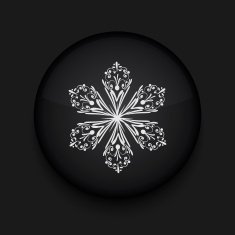 Vector Snowflake icon Eps10 Easy to edit N10