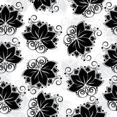Lotos seamless background
