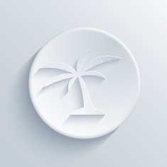 Vector light circle icon Eps10 N46