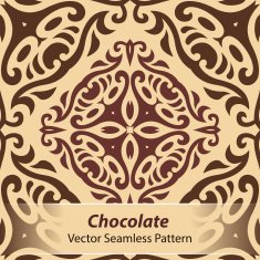 Chocolate Vector Seamless Pattern N9