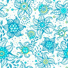 Cute floral seamless pattern N15