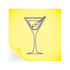 Martini single icon N6