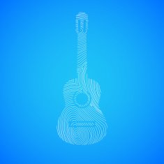 illustration with the guitar shape N2