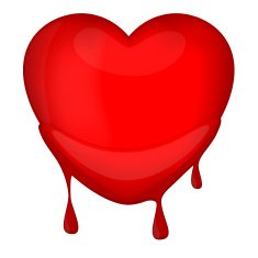 One red heart N2