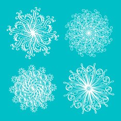 Set Snowflakes N5