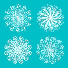 Set Snowflakes N6