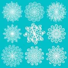 Set Snowflakes N7