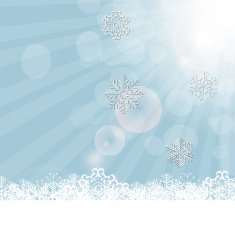 Christmas Snowflakes Background Vector Illustration N42