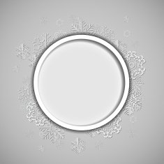 Christmas Snowflakes Background Vector Illustration N43