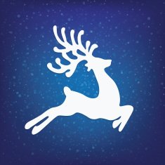 reindeer winter background N7