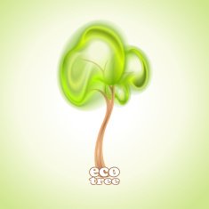 Abstract green tree N3