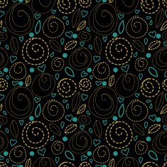 Abstract seamless pattern with hearts N15
