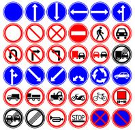Prohibited traffic signs