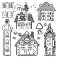 decorative house drawing N2