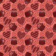Valentine seamless abstract background