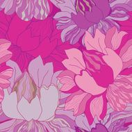 Seamless floral background Vector N2