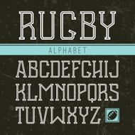 Serif font medium in the sport style
