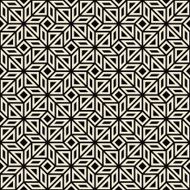 classic geometric black and white pattern N2
