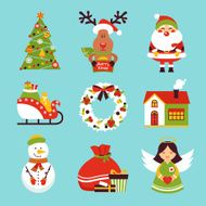 Christmas icons set N208