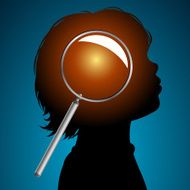 Childs mind under magnification