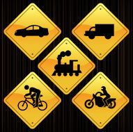 Yellow Signs - Transportation N5