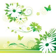 Flower Nature design elements