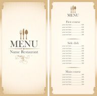 menu template N14