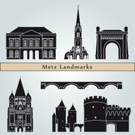 Metz landmarks and monuments