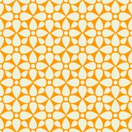Abstract seamless pattern with silhouettes flowers N11
