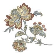 Seamless Pattern with floral ornament N260