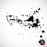 Black Ink Splatter Background N6
