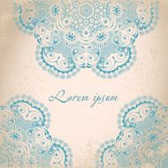 Round lace card N4
