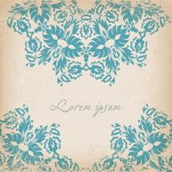 Round lace card N5