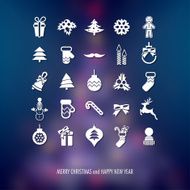 Christmas icons set N211