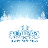 Merry Christmas Landscape N3