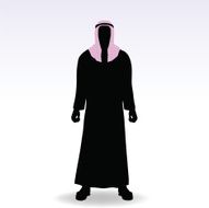 man in middle east style clothing dress N10