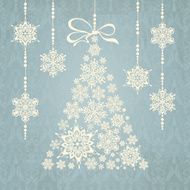 Abstract Christmas Tree N17