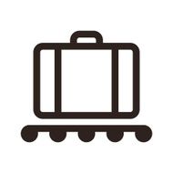 Baggage claim - travel icon N2