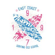 East coast surfing emblem