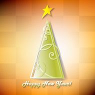 Paper Christmas tree N6