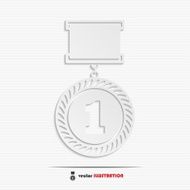 Abstract medal web icon