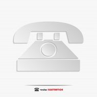 Abstract phone web icon N2