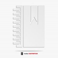 Abstract personal organizer web icon